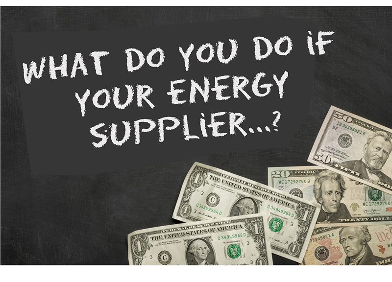 Lesson: what happens if your Ohio energy supplier goes bust.