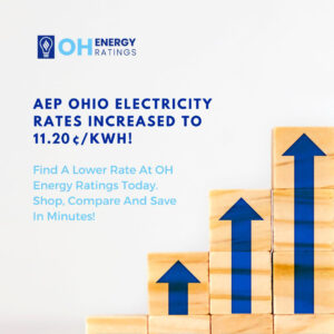 AEP OH Rate Hike AEP Ohio rates will stay at $0.1120/kWh until the end of September, 2023. Shop now for the cheapest Ohio electricity.