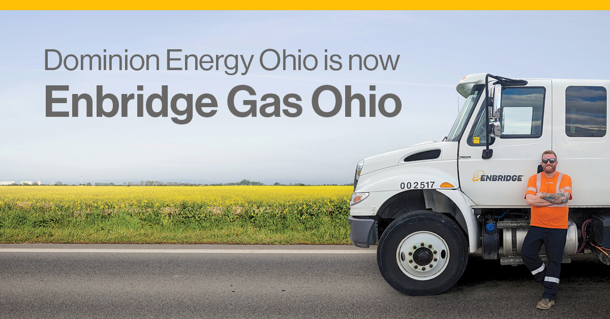 Enbridge Gas acquired Dominion Energy Ohio in March and natural gas consumers may soon start seeing changes on their bills. Photo courtesy Enbridge Gas Ohio